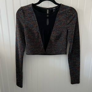 Crop night out shirt